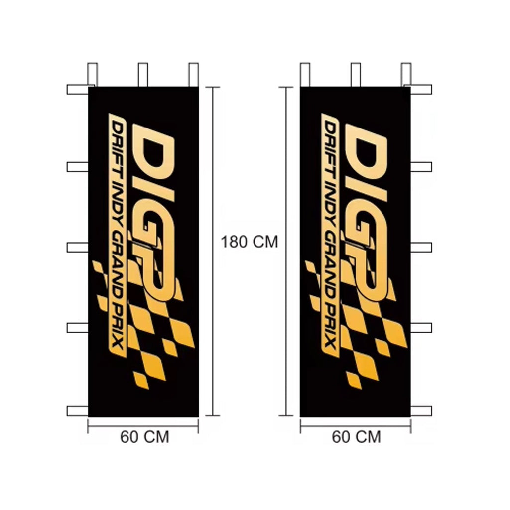 Drift Indy Nobori Flags