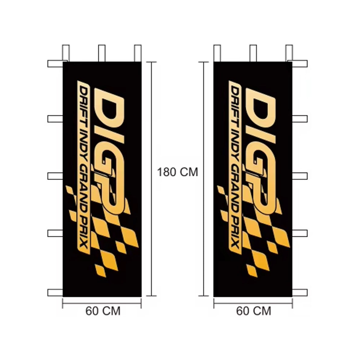 Drift Indy Nobori Flags